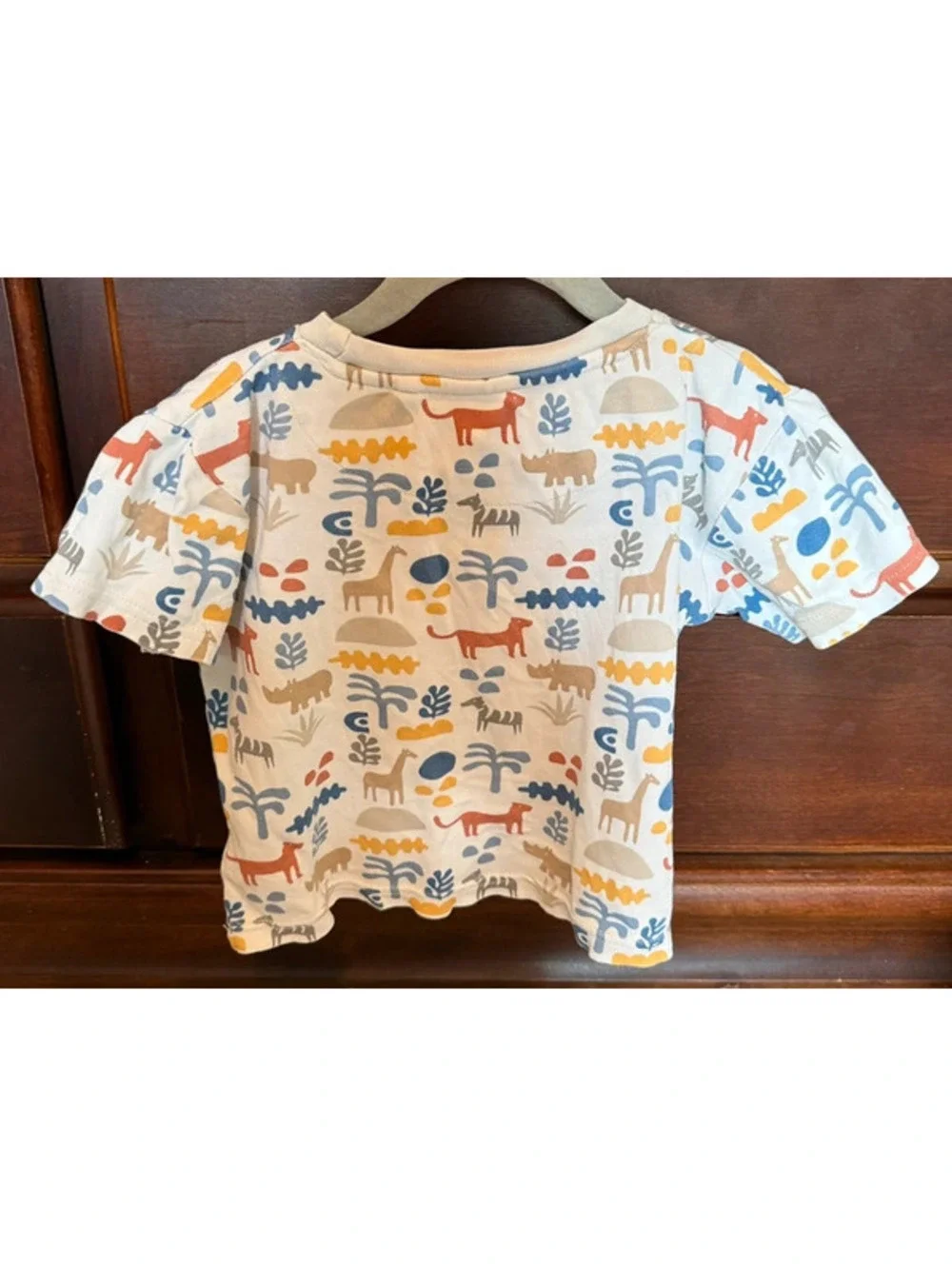 JoJo Maman Bebe Safari Zoo Animals Shirt